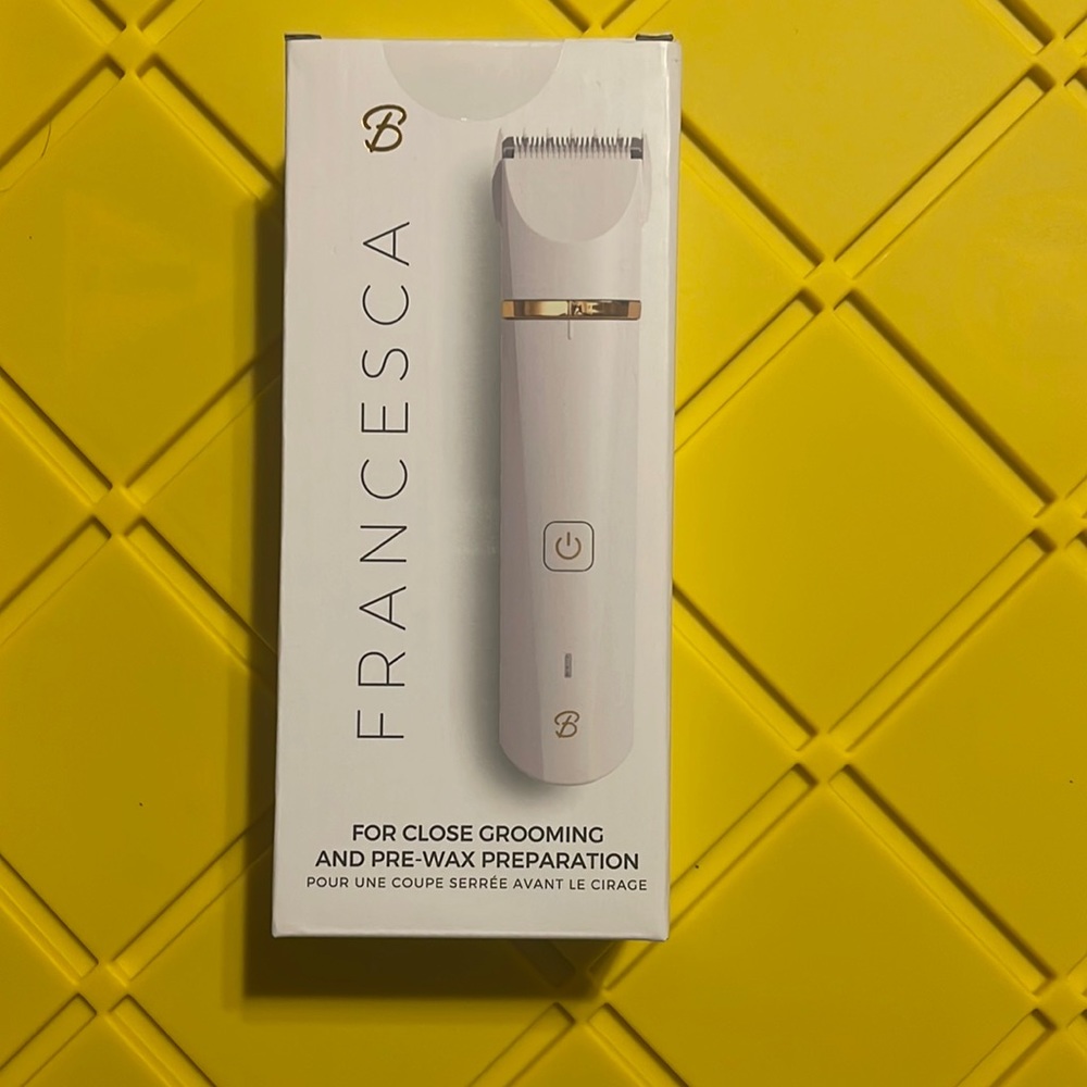 Francesca  B for close grooming, and pre-waxing preparation